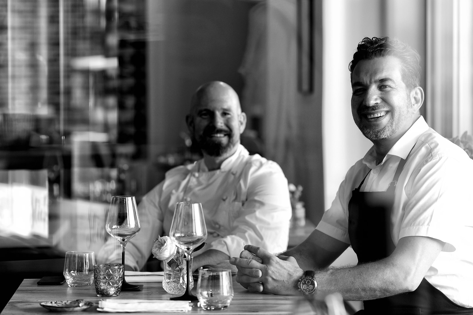 Inhaber Colm Klappich und Franck Prevot – Stickel Restaurant & Weinbar